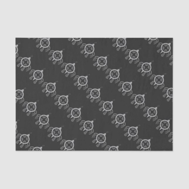 Papel De Seda Burbujas de tortugas marinas (Anverso)