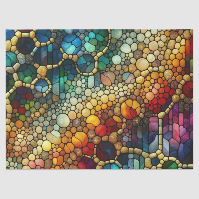 Papel De Seda Burbujas del arco iris (Anverso)