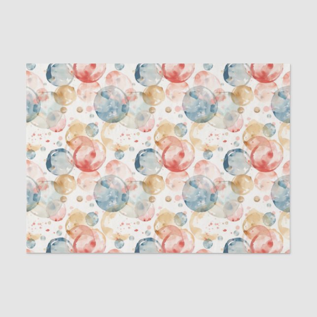 Papel De Seda Burbujas divertidas (Anverso)