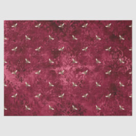 Papel De Seda Burgundy Bee Series Design Catorce