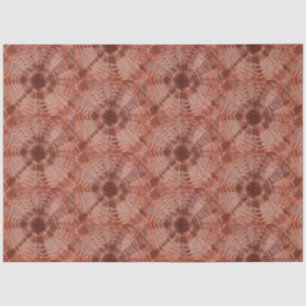 Papel De Seda Burgundy Tie Dye Estilo Tradicional Patrón