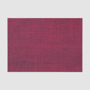 Papel De Seda Burlap Rústico Rústico Magenta Simple Burgundy