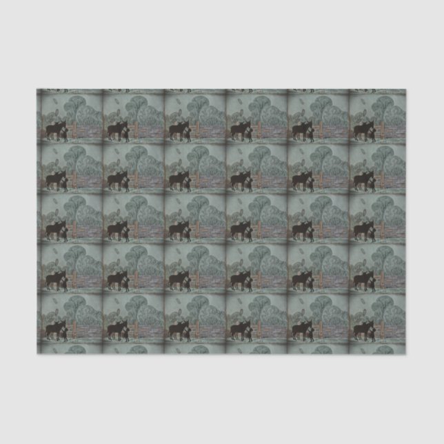 Papel De Seda Burro de Peteo para Niños (Anverso)