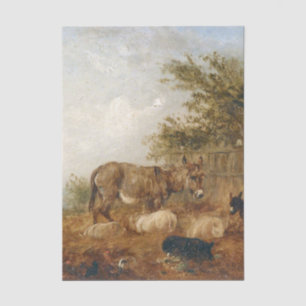 Papel De Seda Burros y cerdos por Edmund Bristow