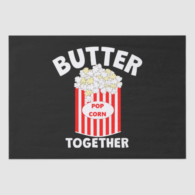 Papel De Seda BUTTER Together Movie Popcorn (Anverso)