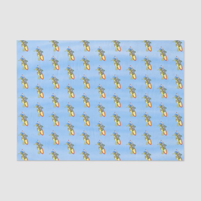 Papel De Seda Caballito de mar cohete rápido (Anverso)