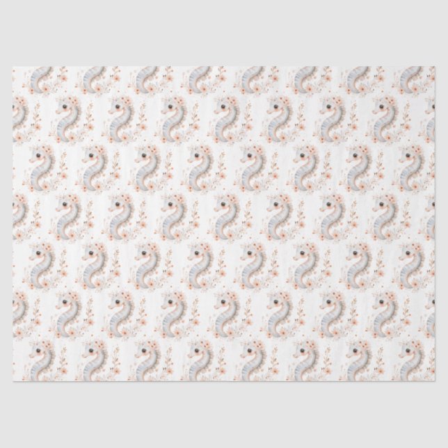 Papel De Seda Caballito de mar lindo (Anverso)