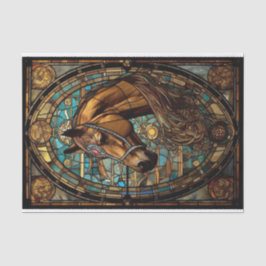 Papel De Seda Caballo de cristal contenido