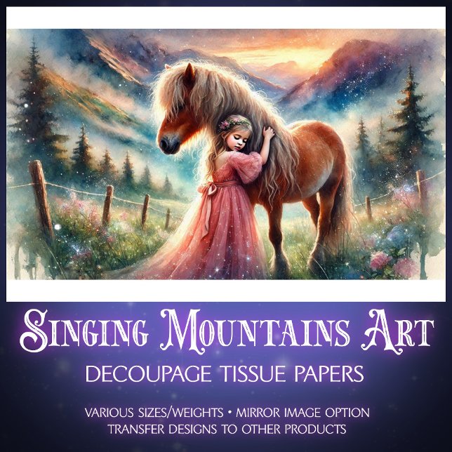 Papel De Seda Caballo de fantasía del país y desenlace de Chicas (Subido por el creador)