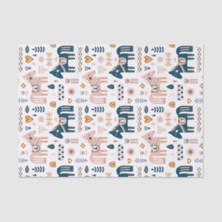 Papel De Seda Caballo de Folkart nórdico