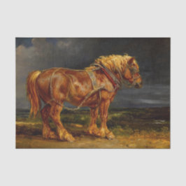 Papel De Seda Caballo de granja (por James Ward)