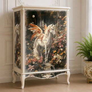 Papel De Seda Caballo de Hadas Naranja Floral Bosque Reciclaje C