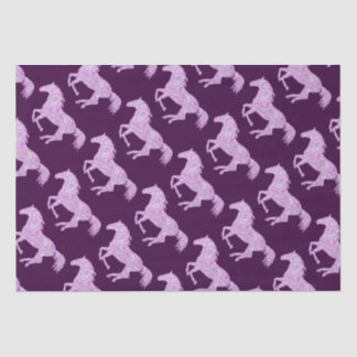 Papel De Seda Caballo de paisley rosado