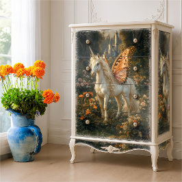 Papel De Seda Caballo Hada de Fantasía con Alas de Mariposa Nara