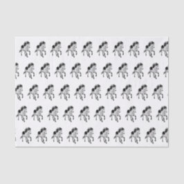 Papel De Seda Caballo islandés en movimiento