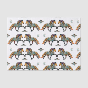 Papel De Seda Caballo islandés Pop Art