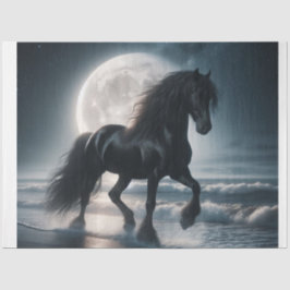 Papel De Seda Caballo negro