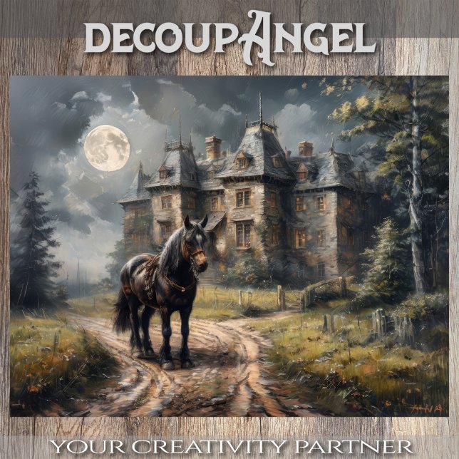 Papel De Seda Caballo por la carretera del campo - Desnudo - (Subido por el creador)