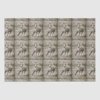 Papel De Seda Caballo rustico galopante andaluz
