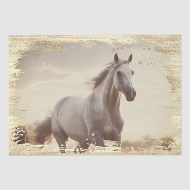 Papel De Seda Caballo salvaje (Anverso)