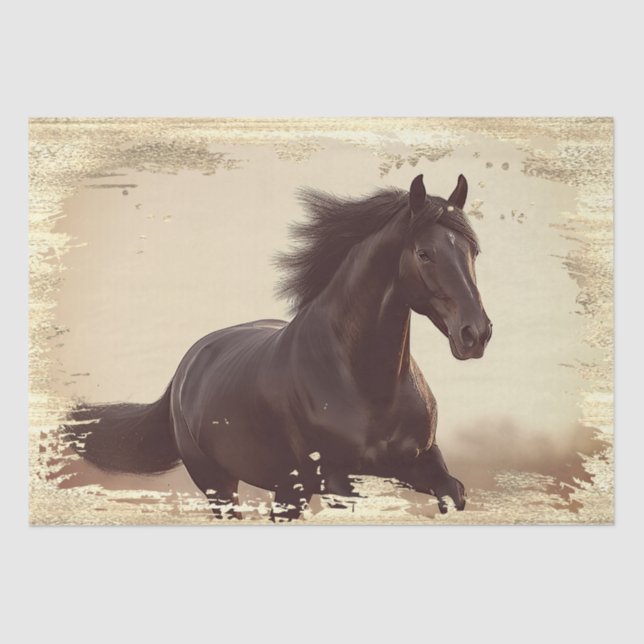 Papel De Seda Caballo salvaje (Anverso)