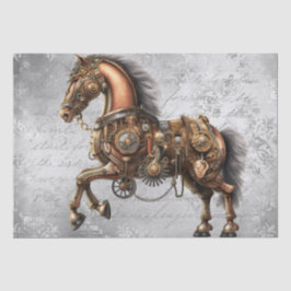 Papel De Seda Caballo Steampunk