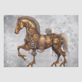 Papel De Seda Caballo Steampunk