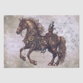 Papel De Seda Caballo Steampunk