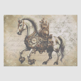 Papel De Seda Caballo Steampunk
