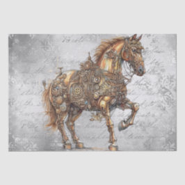 Papel De Seda Caballo Steampunk