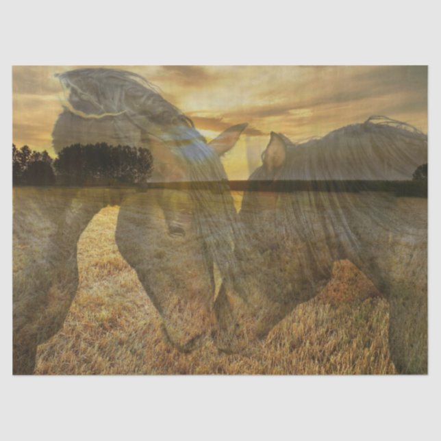 Papel De Seda Caballos (Anverso)