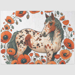 Papel De Seda Caballos Appy Appy Appy Appaloosa