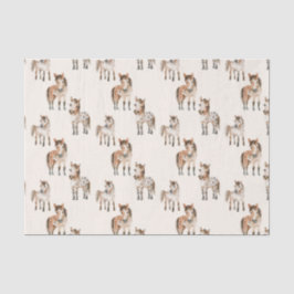 Papel De Seda Caballos de bebé