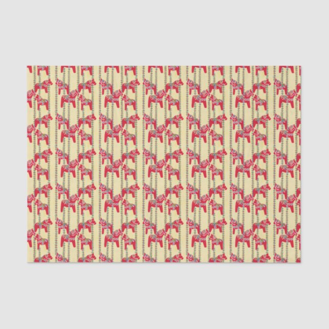 Papel De Seda Caballos de Dala (Anverso)