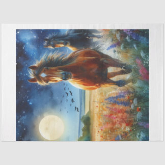 Papel De Seda Caballos salvajes