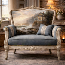 Cabaña Costera Acogedora Resplandor Decoupage