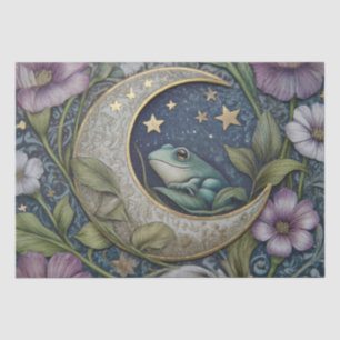 Papel De Seda Cabaña de rana del bosque decoupage William Morris
