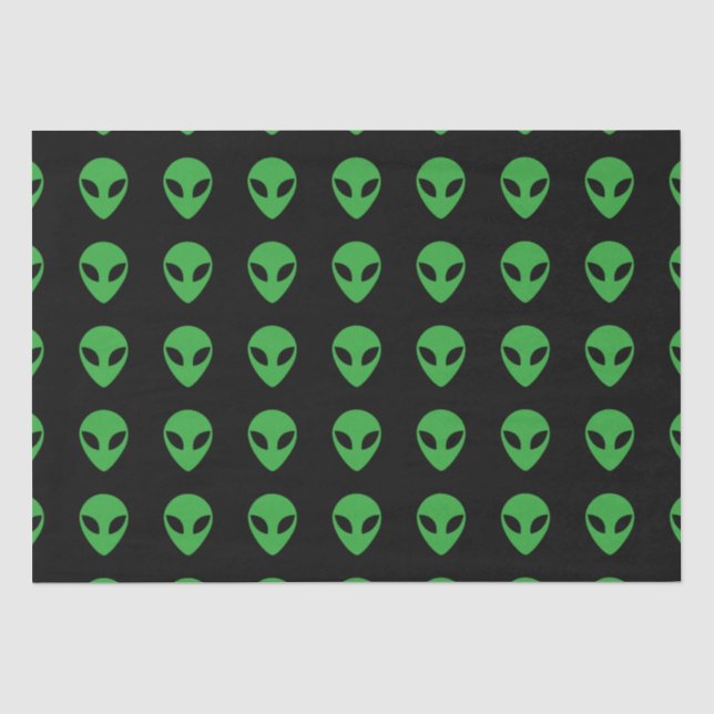 Papel De Seda Cabeza Alien (Anverso)