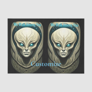 Papel De Seda Cabeza de cráneo de Alien Thunder_Cove