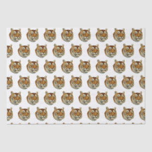 Papel De Seda Cabeza de Tigre Vintage