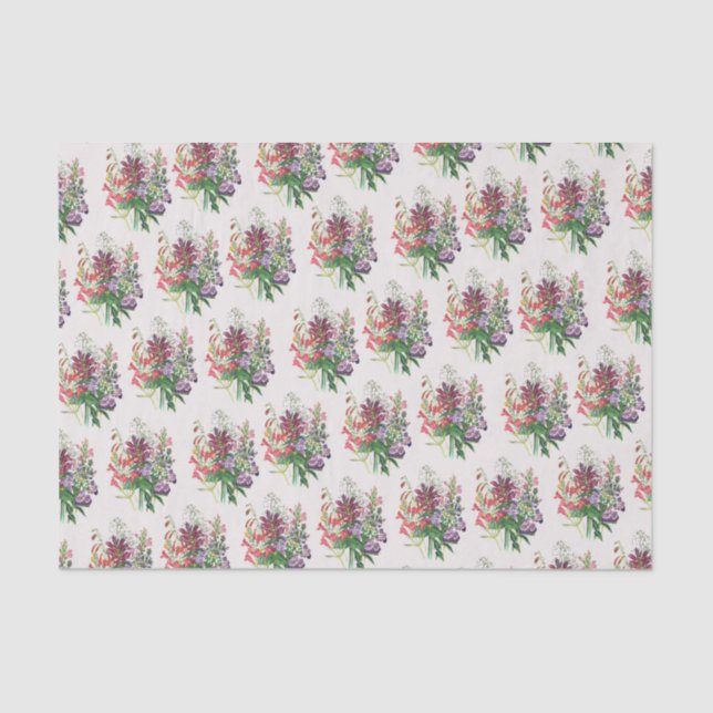 Papel De Seda Cabezas de toro y lenguas (Anverso)