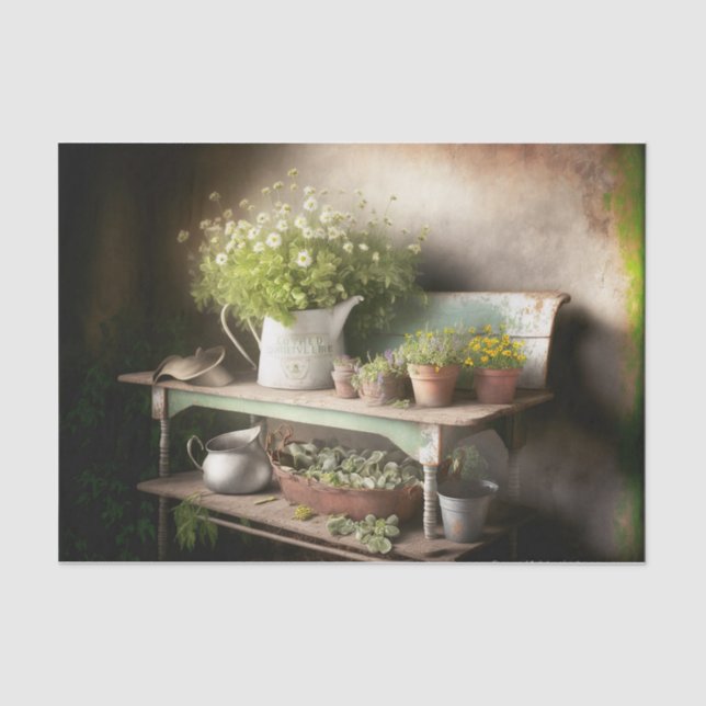 Papel De Seda Cabina de pozos de granja (Anverso)