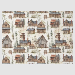 Papel De Seda Cabinas rusticas