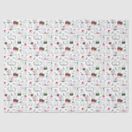 Papel De Seda Cabras festivas en Navidades