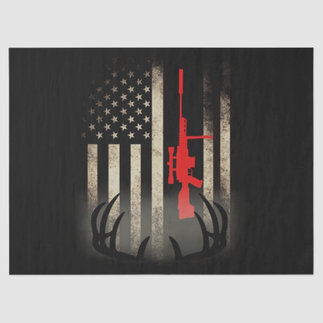 Papel De Seda Cacería de venados (Anverso)