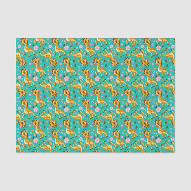 Papel De Seda Cachorro de Jirafa  (Anverso)