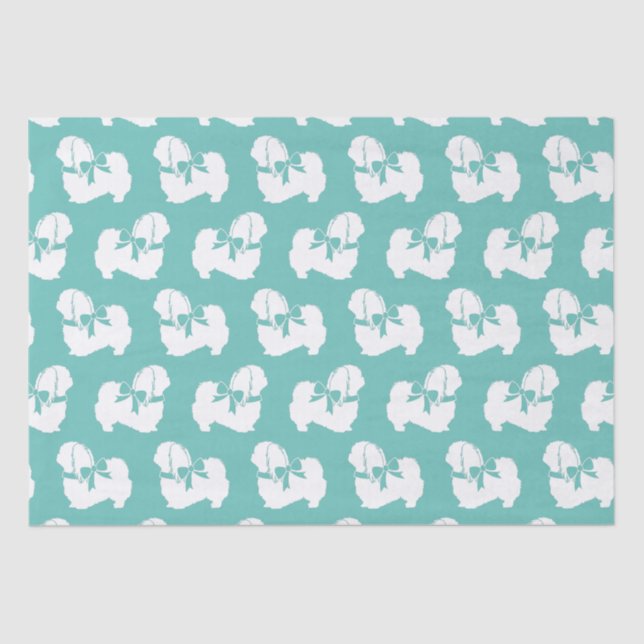 Papel De Seda Cachorro de perro de Pekín (Anverso)