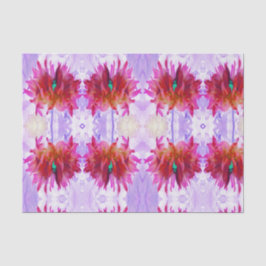 Papel De Seda Cactus Rojo y Rosa Caliente Dahlia