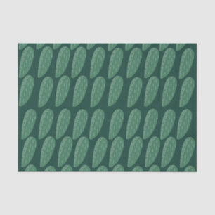 Papel De Seda Cactus verde