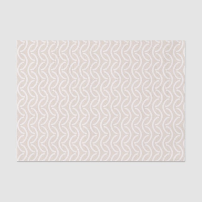 Papel De Seda Cadena de Avena Deformada Moderna (Anverso)